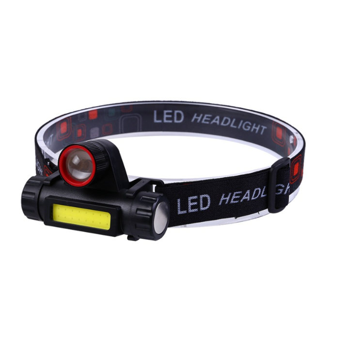 LED hoofdlamp - Oplaadbaar - Wit - 2 in 1 LED hoofdlamp - Oplaadbaar - Wit - 2 in 1